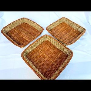 Set of 3 Storage Baskets/Trays